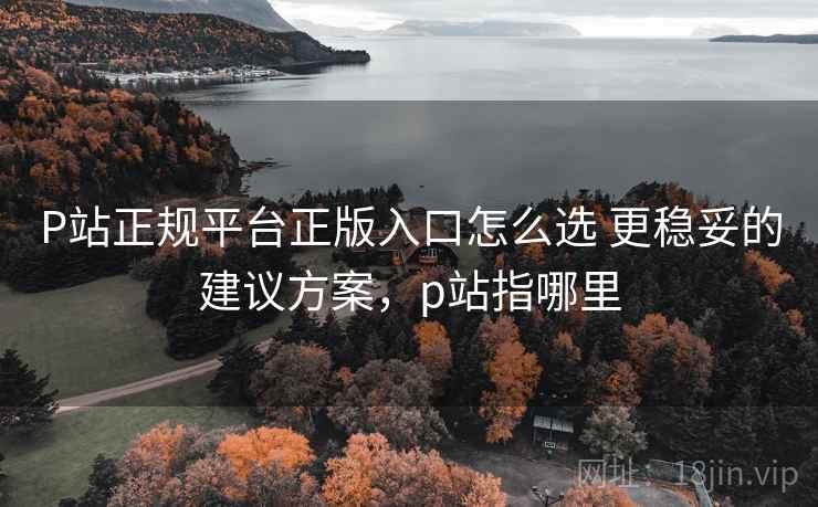 P站正规平台正版入口怎么选 更稳妥的建议方案,p站指哪里 P站正规平台正版入口怎么选 更稳妥的建议方案,p站指哪里