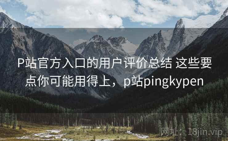 P站官方入口的用户评价总结 这些要点你可能用得上，p站pingkypen