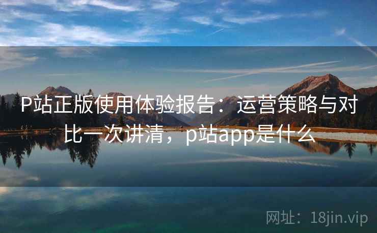 P站正版使用体验报告：运营策略与对比一次讲清，p站app是什么