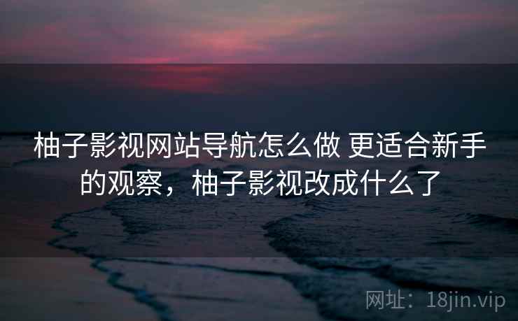 柚子影视网站导航怎么做 更适合新手的观察，柚子影视改成什么了