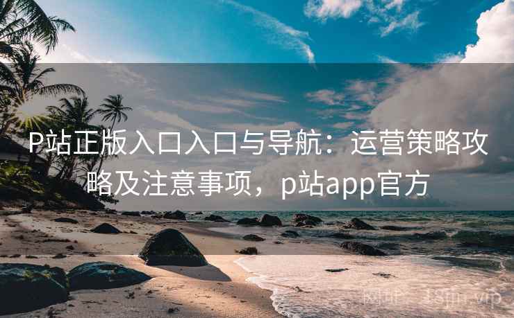 P站正版入口入口与导航：运营策略攻略及注意事项，p站app官方