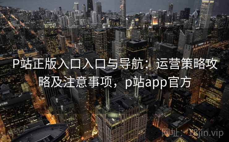 P站正版入口入口与导航：运营策略攻略及注意事项，p站app官方