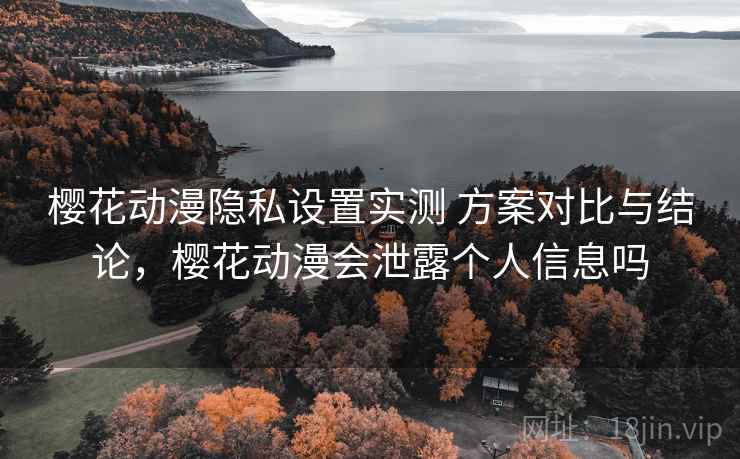 樱花动漫隐私设置实测 方案对比与结论，樱花动漫会泄露个人信息吗