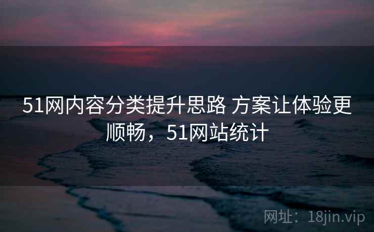 51网内容分类提升思路 方案让体验更顺畅，51网站统计