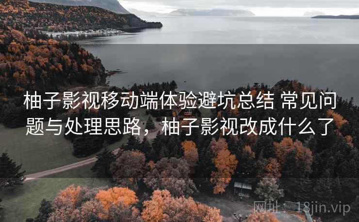 柚子影视移动端体验避坑总结 常见问题与处理思路，柚子影视改成什么了