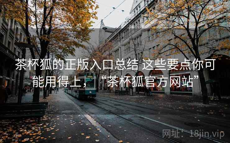 茶杯狐的正版入口总结 这些要点你可能用得上，“茶杯狐官方网站”