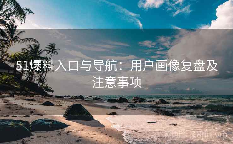51爆料入口与导航：用户画像复盘及注意事项